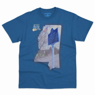 Albert King Blues Trail Marker T-Shirt - Men's Big & Tall - Royal