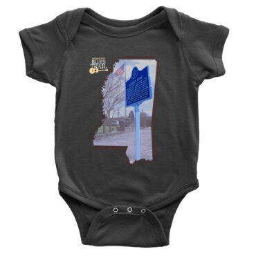 Albert King Blues Trail Marker Baby Onesie - Black