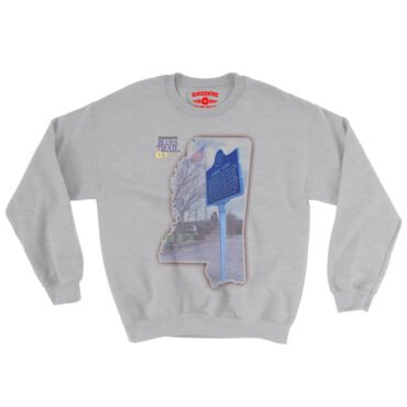 Albert King Blues Trail Marker Crewneck Sweatshirt - Grey Heather