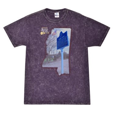 Albert King Blues Trail Marker Mineral Wash Shirt - Purple - Purple