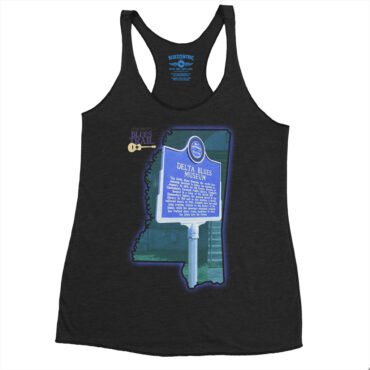 Delta Blues Museum Blues Trail Racerback Tank - Women's - Black