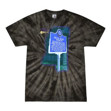 Delta Blues Museum Blues Trail Tie-Dye T-Shirt - Black - Black