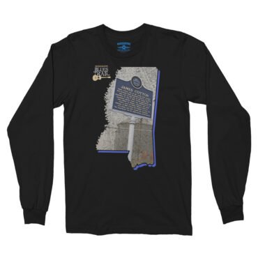 James Cotton Mississippi Blues Trail Long Sleeve T-Shirt - Black