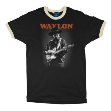 Waylon Jennings Guitar Ringer T-Shirt in default