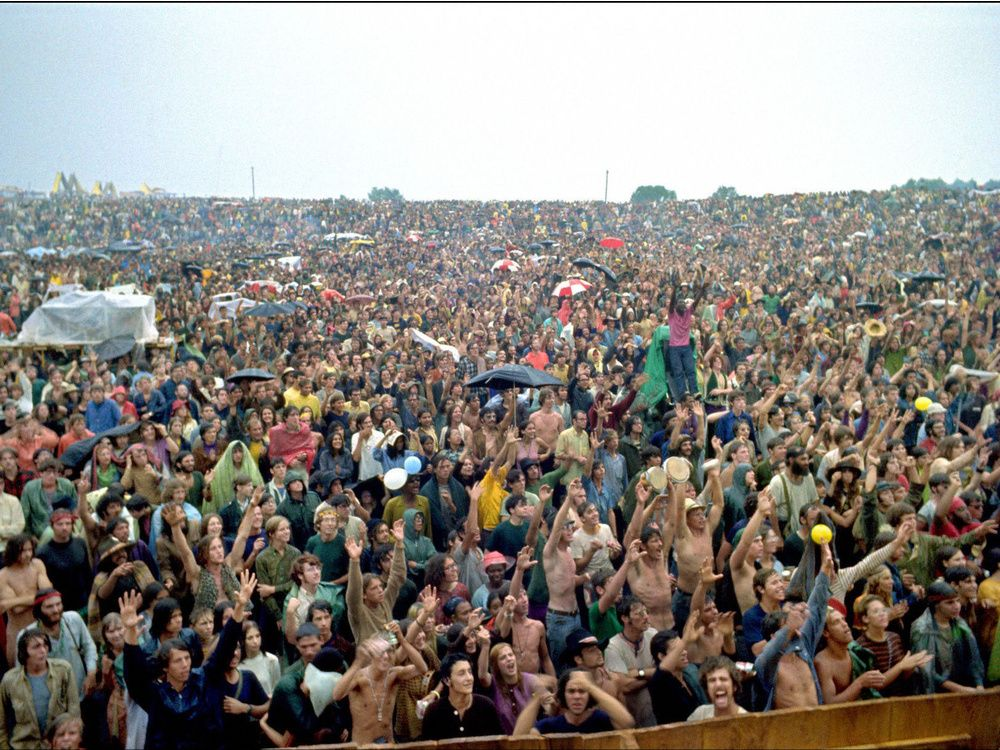 People at 1969 Woodstock