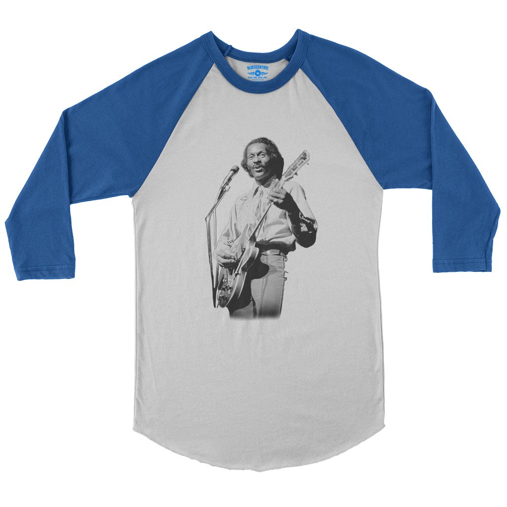 Chuck Berry Photo Baseball T-Shirt in default