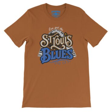Got The St Louis Blues T-Shirt - Lightweight Vintage Style - Burnt Orange