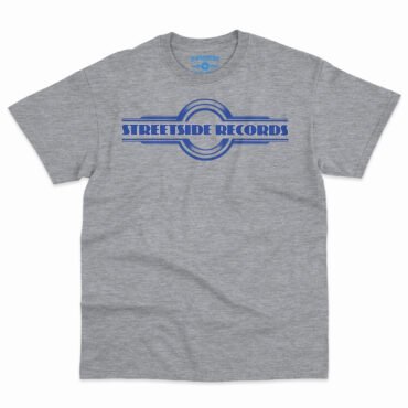 Vintage Streetside Record Store T-Shirt - Men's Big & Tall - Athletic Heather