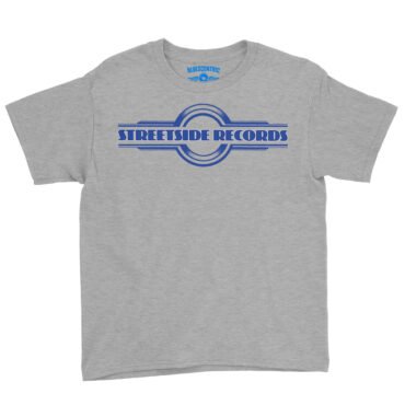 Vintage Streetside Record Store Youth T-Shirt - Lightweight Children & Toddlers - Athletic Heather