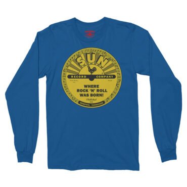 Sun Records Where Rock n Roll Was born Long Sleeve T-Shirt - Royal