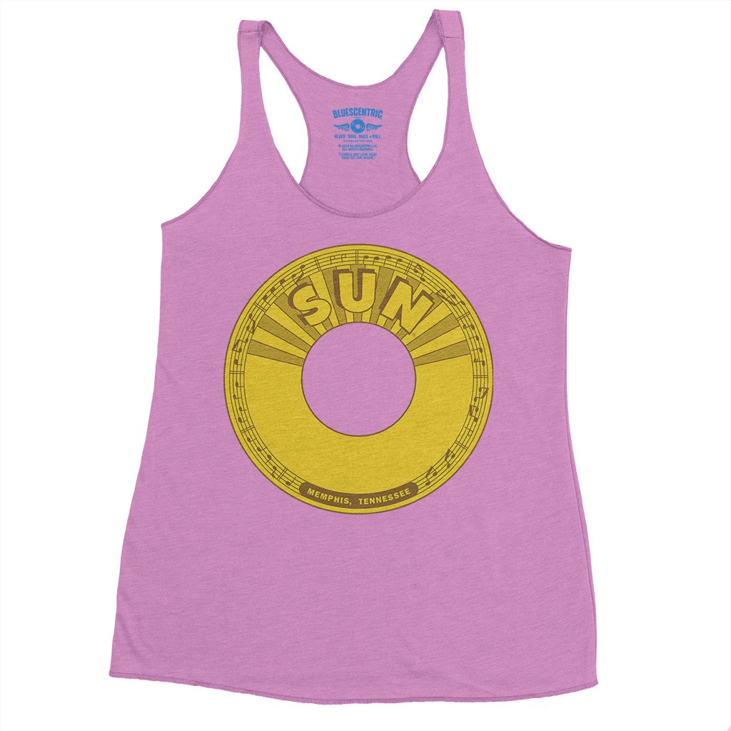 Sun Records 45 RPM Racerback Tank - Women's - Vintage Lilac