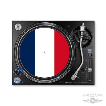 French Flag Turntable Slipmat - for Vinyl Records