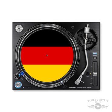 German Flag Turntable Slipmat - for Vinyl Records