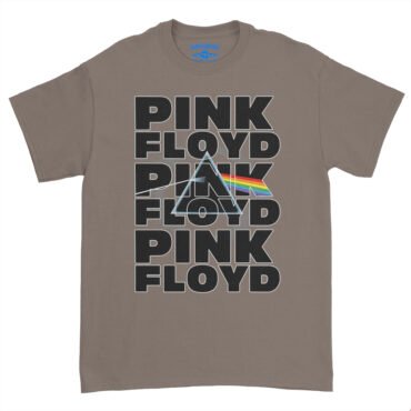 Pink Floyd Graphic Dark Side T-Shirt - Heavy Cotton - Taupe