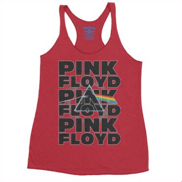 Pink Floyd Graphic Dark Side Racerback Tank - Women's - Vintage Red