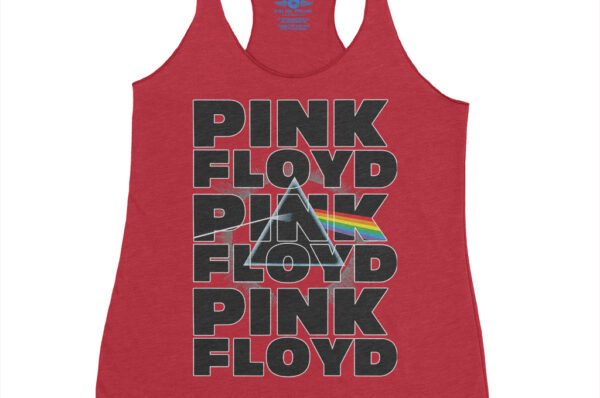 Pink Floyd Graphic Dark Side Racerback Tank - Women's - Vintage Red