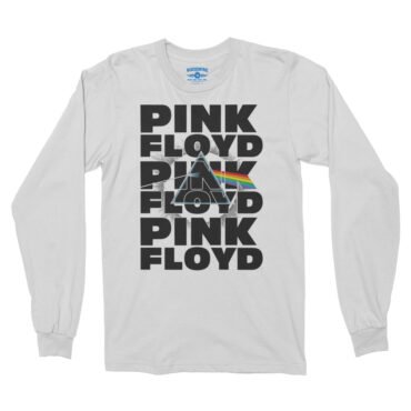 Pink Floyd Graphic Dark Side Long Sleeve T-Shirt - White