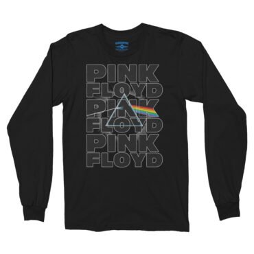 Pink Floyd Graphic Dark Side Long Sleeve T-Shirt - Black