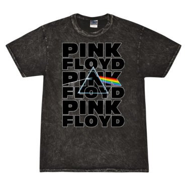 Pink Floyd Graphic Dark Side Mineral Wash Shirt - Black - Black