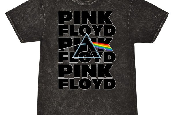 Pink Floyd Graphic Dark Side Mineral Wash Shirt - Black - Black