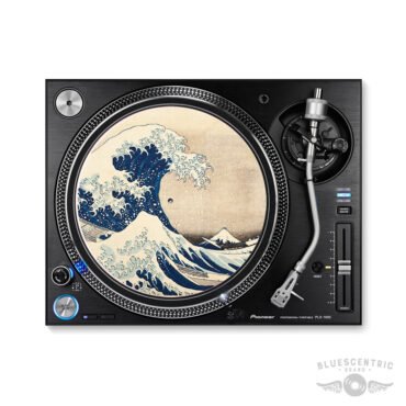 Hokusai The Great Wave off Kanagawa Art Series Turntable Slipmat - for Vinyl Records