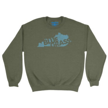 Kentucky Bluegrass Crewneck Sweatshirt - Army Heather