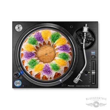 Mardi Gras King Cake Turntable Slipmat - for Vinyl Records