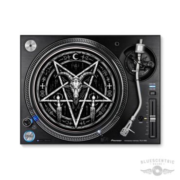 Satanic Pentagram Turntable Slipmat - for Vinyl Records