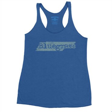Tennessee Bluegrass Racerback Tank - Women's - Vintage Royal