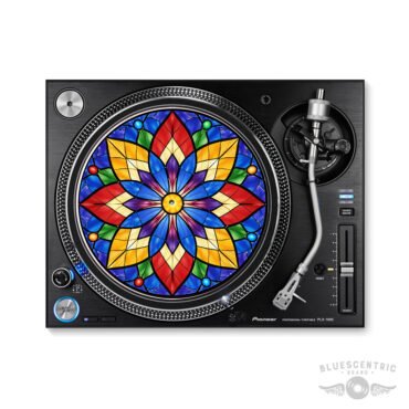 Stained Glass Window Turntable Slipmat - for Vinyl Records