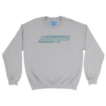 Tennessee Bluegrass Crewneck Sweatshirt - Grey Heather