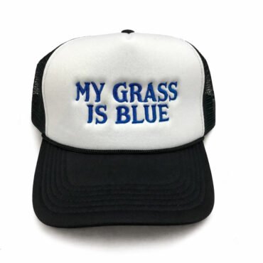 My Grass is Blue Hat - Black Foam Trucker