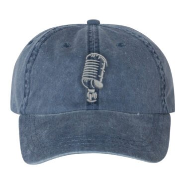 Microphone Hat - Pigment Dyed Blue