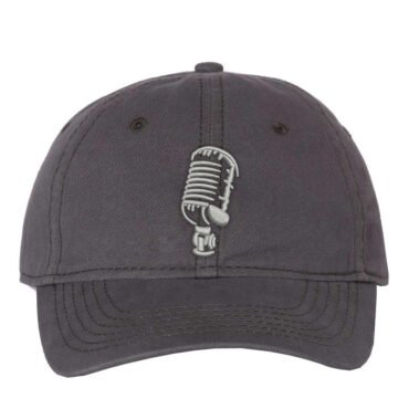 Microphone Hat - Unstructured Charcoal
