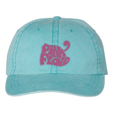 Pink Floyd Logo Hat - Pigment Dyed Aqua