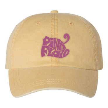 Pink Floyd Logo Hat - Pigment Dyed Mustard