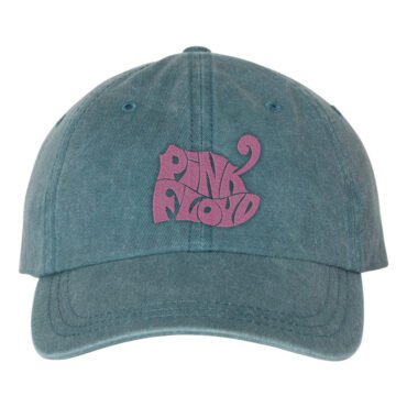 Pink Floyd Logo Hat - Pigment Dyed Teal