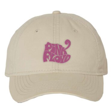 Pink Floyd Logo Hat Unstructured Hat - Stone Wash