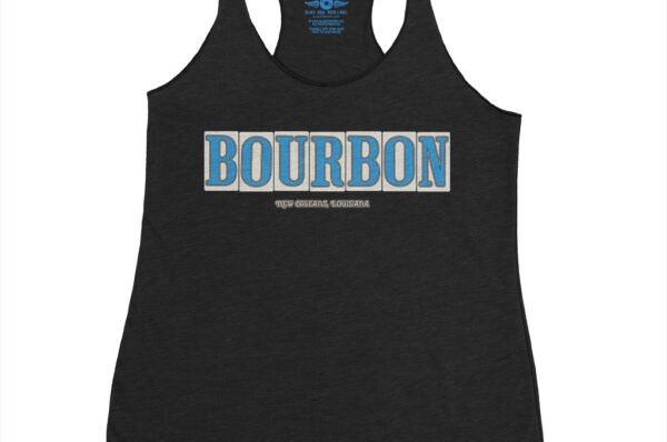 Bourbon Street Tile Racerback Tank - Women's - Black