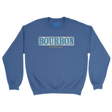 Bourbon Street Tile Crewneck Sweatshirt - Royal