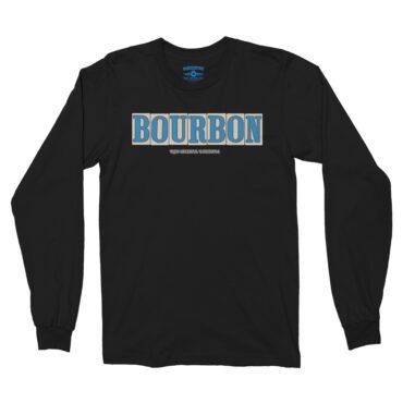Bourbon Street Tile Long Sleeve T-Shirt - Black