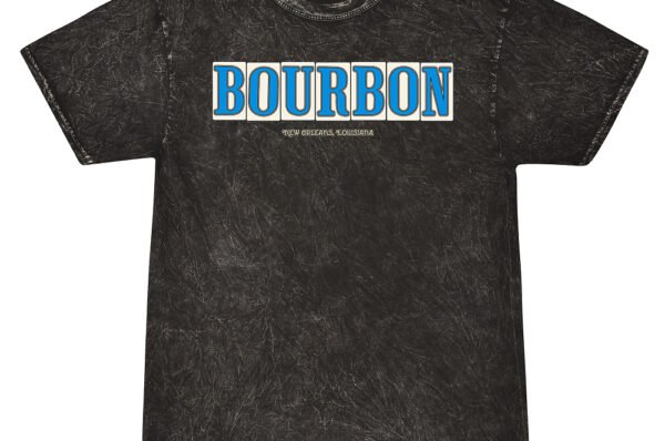 Bourbon Street Tile Mineral Wash Shirt - Black - Black