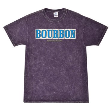 Bourbon Street Tile Mineral Wash Shirt - Purple - Purple