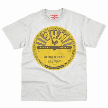 Sun Records x Elvis Presley Blue Moon of Kentucky T-Shirt - Men's Big & Tall - White