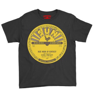 Sun Records x Elvis Presley Blue Moon of Kentucky Youth T-Shirt - Lightweight Children & Toddlers - Black