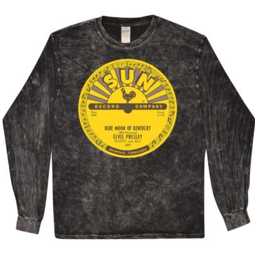 Sun Records x Elvis Presley Blue Moon of Kentucky T-Shirt - Black Mineral Wash - Black