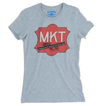 MKT Railroad Ladies T-Shirt - Relaxed Fit - Heather Prism Blue