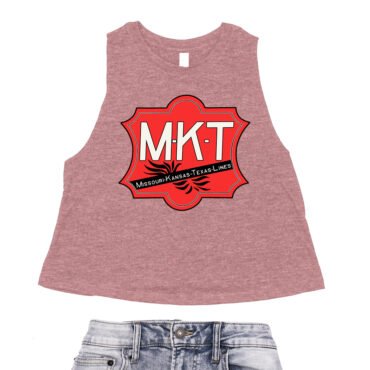 MKT Railroad Racerback Crop Top - Women's - Heather Mauve