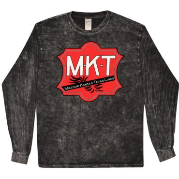 MKT Railroad T-Shirt - Black Mineral Wash - Black
