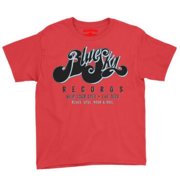 Blue Sky Records Youth T-Shirt - Lightweight Children & Toddlers - Red